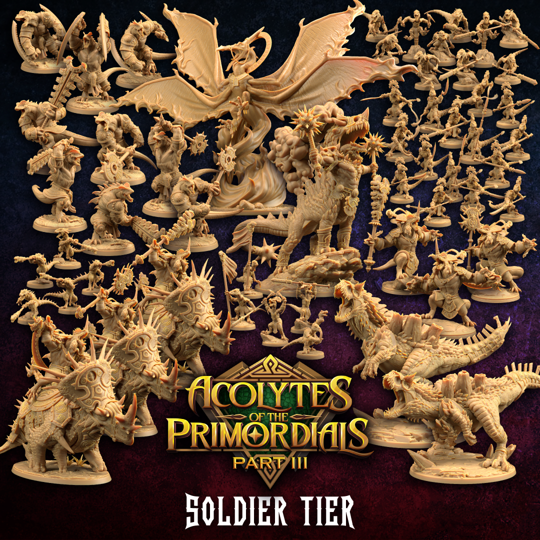 Acolytes of The Primordials Pt. 3 Army | Soldier Tier | PRESUPPORTED